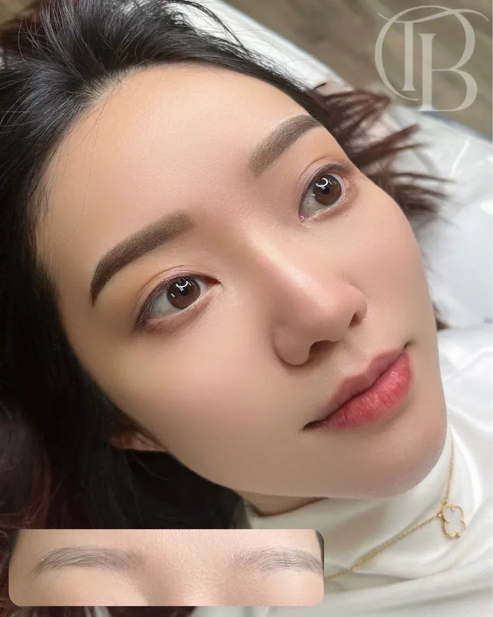 Brows before and after
