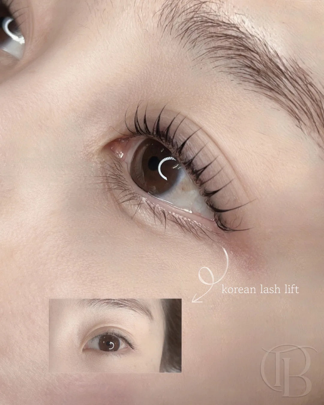 Eyelash Lift result